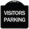 Signmission Parking Lot Visitors Parking Heavy-Gauge Aluminum Architectural Sign, 18" x 18", BS-1818-24622 A-DES-BS-1818-24622 - alternate 1